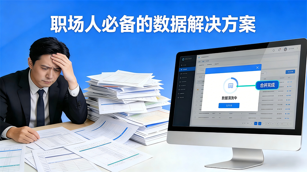 表格整理、数据合并难搞定？专业技术方案，零基础也能高效清洗数据