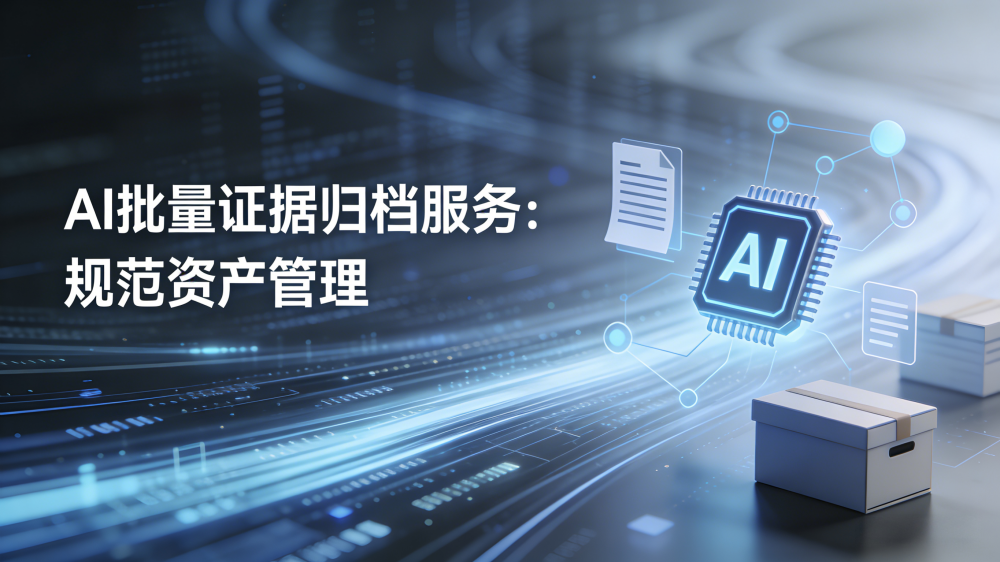 颠覆传统！武汉沙淘金公司为深圳资产管理公司推出AI证据归档新服务！